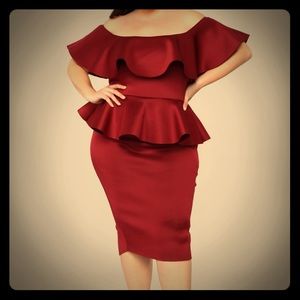 Size 3x dress and size 10 clear block heel